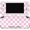 Pink and White Checkerboard Nintendo Switch Lite Skin